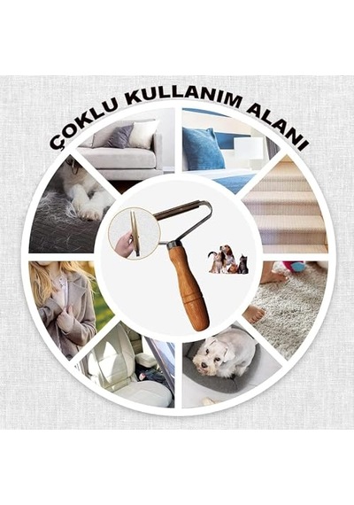 Ayrex Orret Home Tiftik Toplayıcı Tüy Giderici Taşınabilir Evcil Hayvan Tüy Toplayıcı Halı Kilim Perde Kıyafet