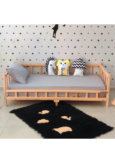 Markaawm Premium Montessori Yatak Doğal Çam Çocuk Ahşap Karyola Akçaağaç