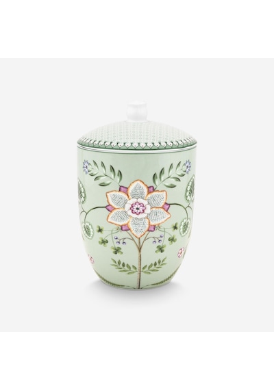 Pip Studio Yeşil Porselen Saklama Kabı 1500 Ml