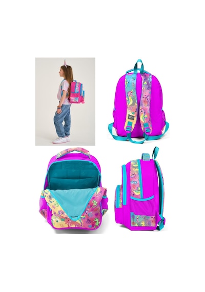 Coral High Pembe Denizatı Kız Çocuk İlkokul Çantası Ve Beslenme Çantası Seti