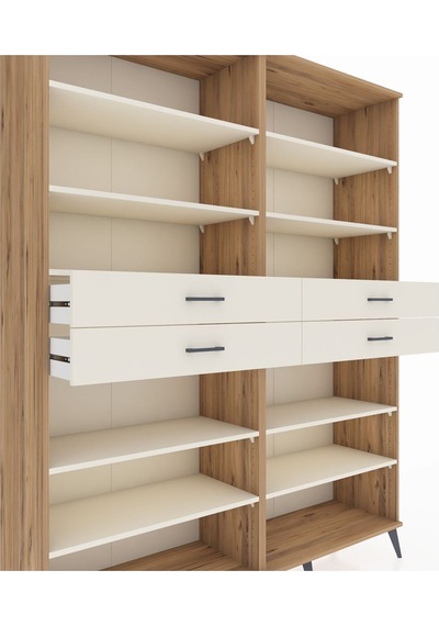 Hyperion Gardrop 10 Raflı 4 Çekmeceli 176x44x221 Çam-aytaşı Aytaşı Hyperion Gardrop 10 Raflı 4 Çekmeceli 176x44x221 Çam-aytaşı Aytaşı
