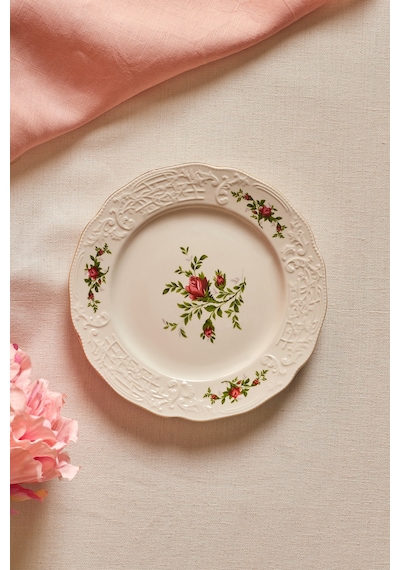 Karaca Vintage Rose Pasta Tabağı 20 Cm Çok Renkli
