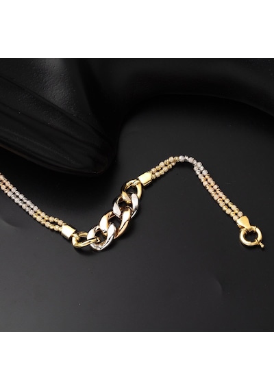 Top Altınlı Halkalı 14 Ayar Altın Bileklik BLFVU14K5183 Sarı Altın