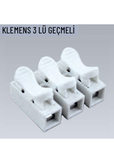 35 Adet 3 Lü Geçmeli Klemens