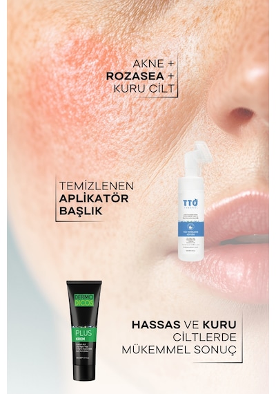 Tto Aplikatörlü Yüz Temizleme Köpüğü 200 ML + Dermodicos Plus Krem 30 ML