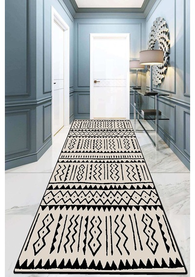 Chilai Home Sanly Dekoratif Halı Djt Kaymaz Taban Yıkanabilir Halı Çok Renkli
