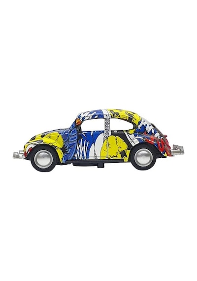 Çek Bırak Metal Retro Vosvos Araba - 6636-18t
