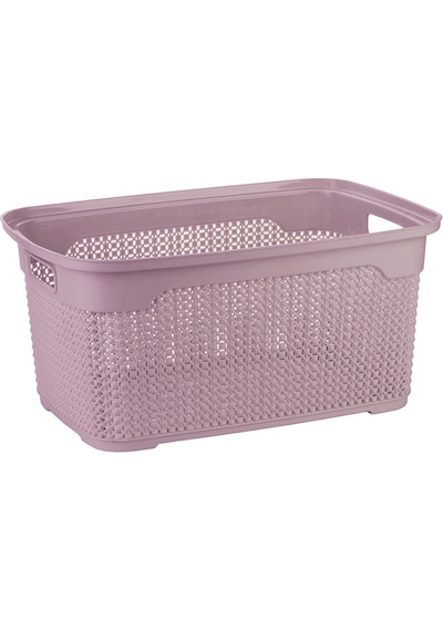 Damla Çok Amaçlı Çamaşır Sepeti 30 Lt Pembe