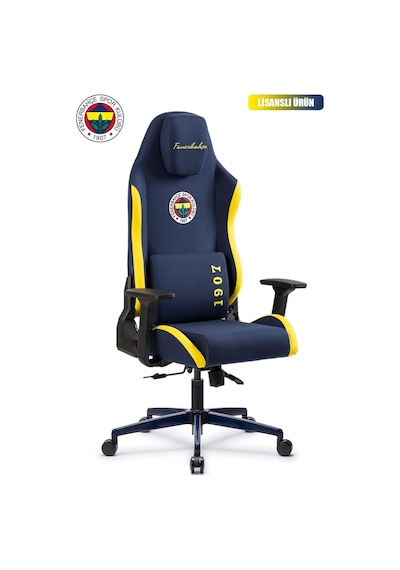 Fanchair X Fenerbahçe Lacivert Sarı Kumaş Lisanslı Oyuncu Koltuğu-78