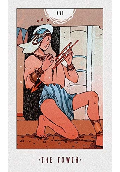 White Numen A Sacred Animal Tarot Kartı Metal Kutu
