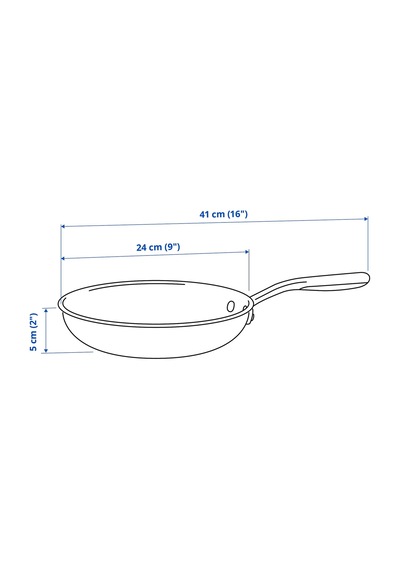 Ikea Sensuell Kızartma Tavası 24 Cm Gümüş