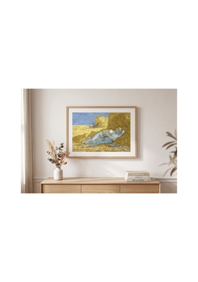 Van Gogh Van Gogh Öğle Uykusu Çerçevesiz Poster 21x30 Cm A4 Tablo Van Gogh Post Empresyonizm