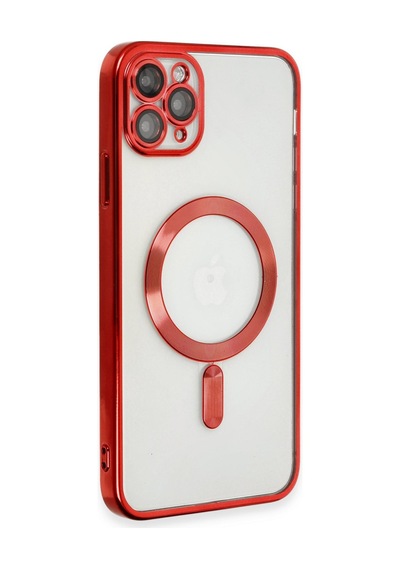 Apple İphone Uyumlu 11 Pro Max Kılıf Kross Magneticsafe Kapak - Kırmızı