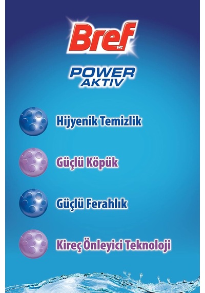 Bref Power Active Lavanta Kokulu 2'li Klozet Bloğu 2 X 50 G, Lavanta 2 10'lu Set