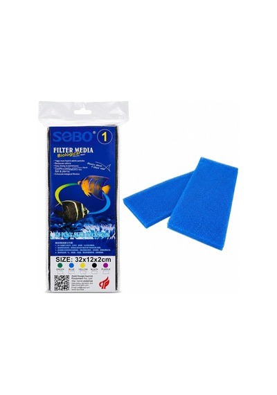 Filtre Süngeri 32x12x2 Mavi