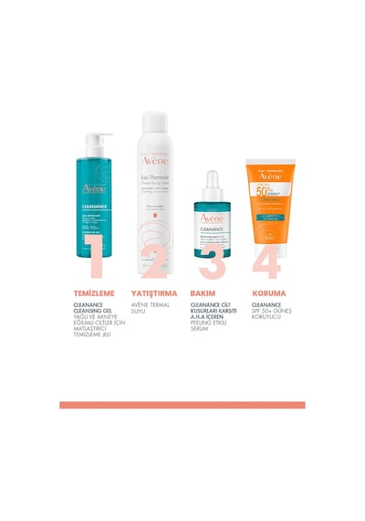 Avene Cleanance Yağlı Ve Akneye Eğilimli Ciltler İçin Matlaştırıcı Etkili Temizleme Jeli 400 ML