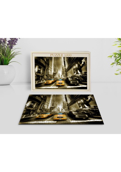 Bk Home New York Manzara 1000 Parça Profesyonel Puzzle-4