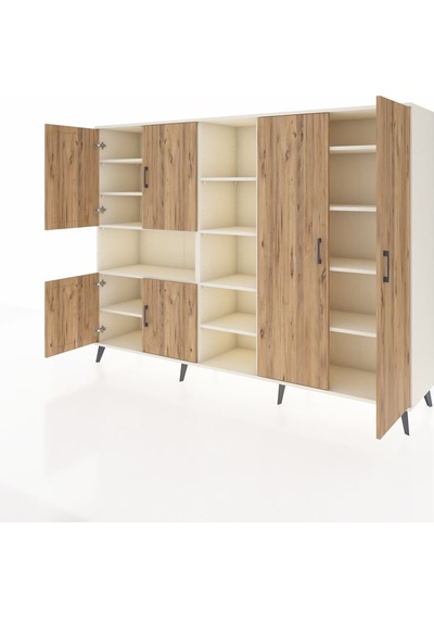 Hyperion Dolap 13 Raflı 6 Kapaklı 220x44x163 Aytaşı-çam/aytaşı Aytaşı-çam/aytaşı Hyperion Dolap 13 Raflı 6 Kapaklı 220x44x163 Aytaşı-çam/aytaşı Aytaşı-çam/aytaşı