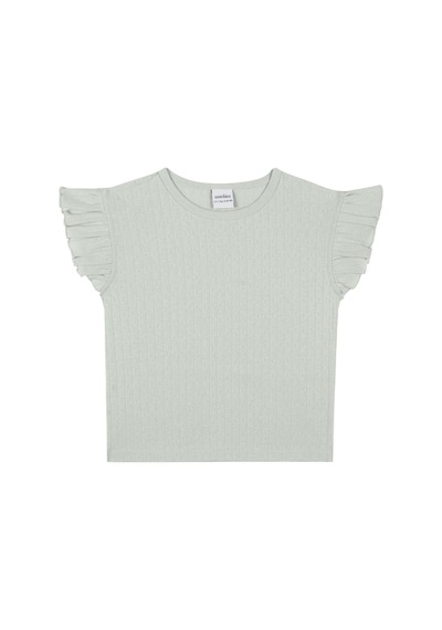 Antebies Mint Jakar Şortlu Pijama Takımı Yeşil
