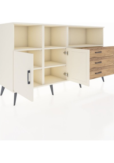Hyperion Konsol 5 Raflı 3 Çekmeceli 2 Kapaklı 176x44x99 Aytaşı-ay Aytaşı-aytaşı/çam Hyperion Konsol 5 Raflı 3 Çekmeceli 2 Kapaklı 176x44x99 Aytaşı-ay Aytaşı-aytaşı/çam