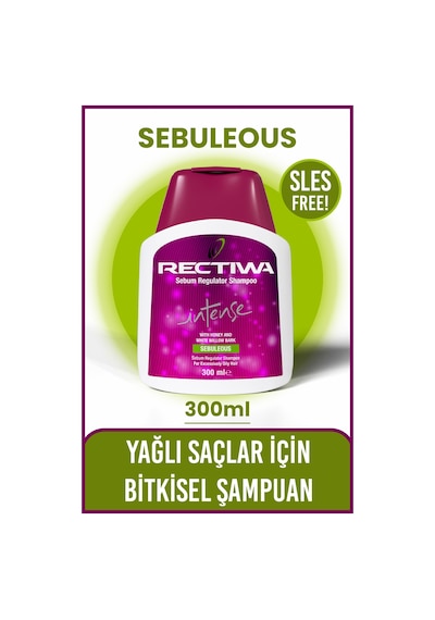 Rectiwa İntense Yağlı Saçlar için Şampuan 300 ML