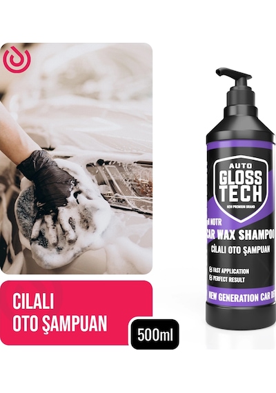 Autokama Ceramic Coat 9h Nano - Glosstech Cilalı Oto Şampuan
