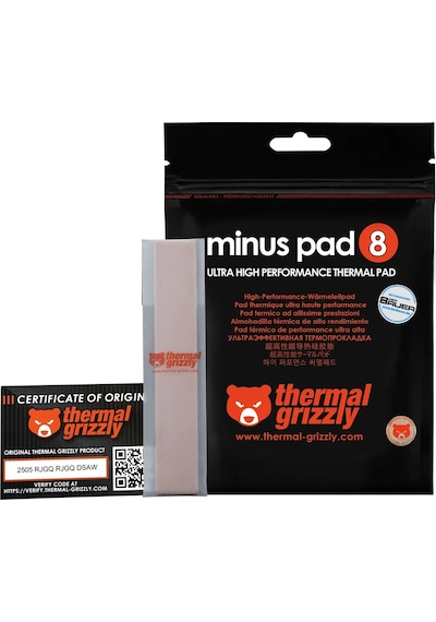 Thermal Grizzly Minus Pad 8 - 120x 20x 1,5 Mm Tg-mp8-120-20-15-2r