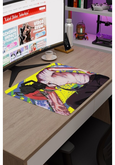 Chainsaw Man Anime V3 - 48x40 Xl Gaming Kauçuk Kaymaz Taban Mouse Pad Fare Altlığı