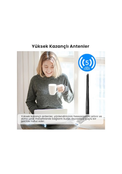 Cudy Wu1400 5ghz 867mbps, 2.4ghz 400mbps, Wi-fi Usb 3.0 Antenli Adaptör Ac1200 Serisi