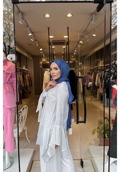 24ss79001 Beys Desıgn Payet Şık Takım Mavi