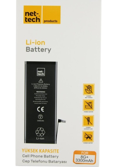 Teknonet Apple Uyumlu iPhone 8 Plus  3400 Mah Batarya