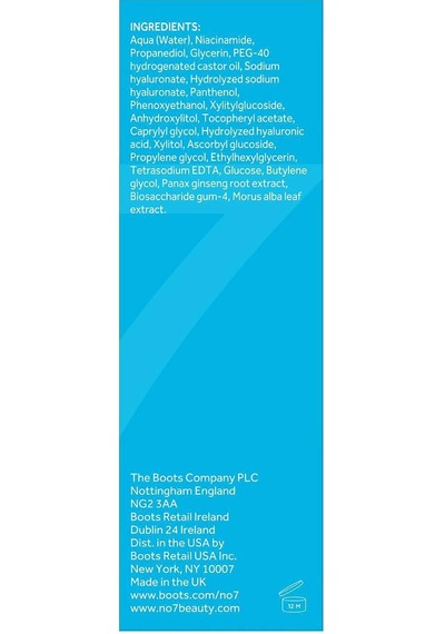 No7 Hydraluminous+ 2% Hyaluronic Acid Yüz Serumu 30ml