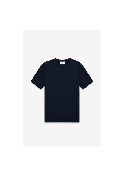 Süvari Lacivert Regular Bisiklet Yaka Tişört Sts1014000001-m09