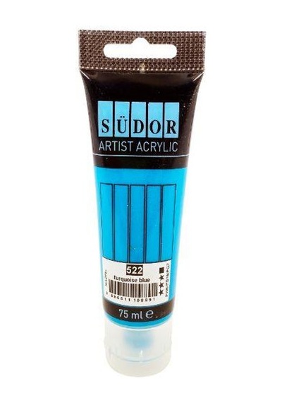Akrilik Boya 75 Ml Renk Seçenekli 1 Adet Monalisa 75 Ml Akrilik Boya Tüp 1 Adet Turquoise Blue