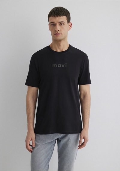 Mavi Regular Siyah Erkek T-shirt M0612732-900 Siyah