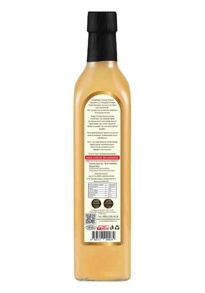 Hanzade Bitkisel Ananas Sirkesi 3 x 500 ML