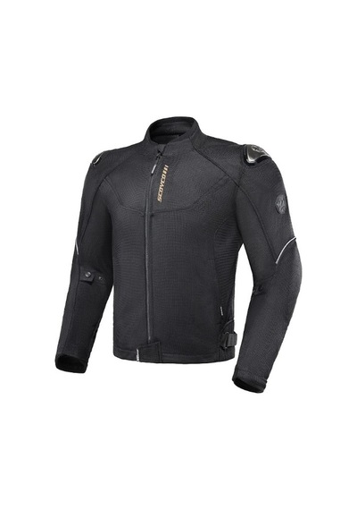Scoyco Jk194 Motosiklet Montu Yazlık Fileli Dayanıklı Makro Kumaş Motorcu Mont Black