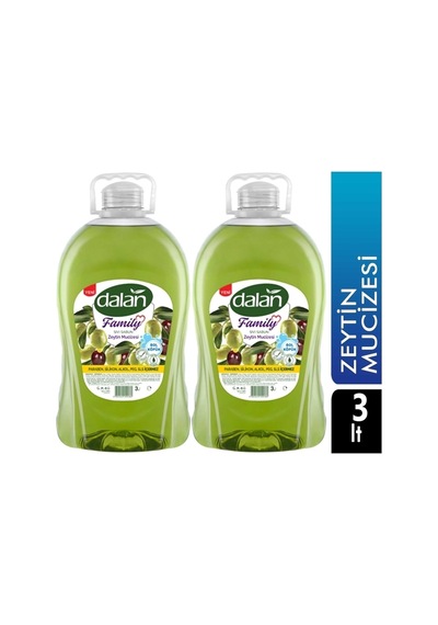 Family Sıvı Sabun Zeytin Mucizesi 2 X 3000 Ml