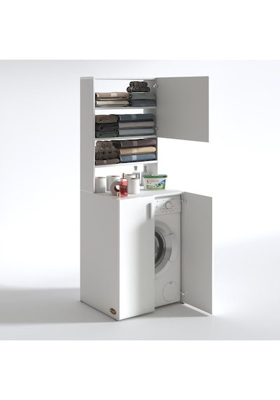 Kenzlife Çamaşır Makinesi Dolabı Kasparov Byz 180*066*55-20 Banyo Çok Renkli