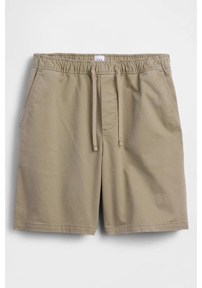 Gap Erkek 7" Essential Pull-on Khaki Şort-14324 Haki