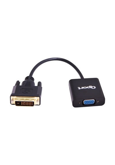 Qport Q-Vdv2 Dvi 24+1 To Vga  Aktif Dönüştürücü