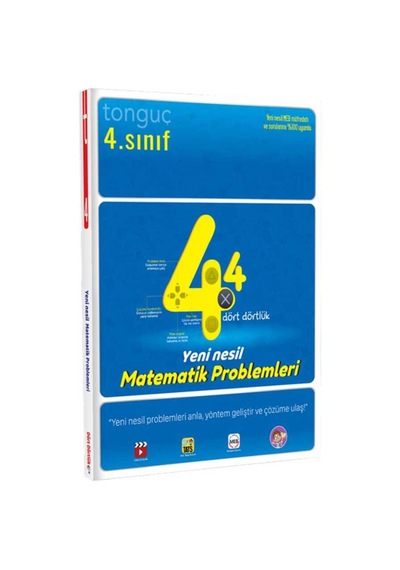 Tonguç Akademi Yayınları 4. Sınıf Matematik Dört Dörtlük Yeni Nes