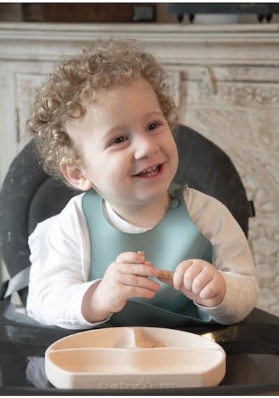 Babyjem Mini Silikon Mama Önlüğü Mint