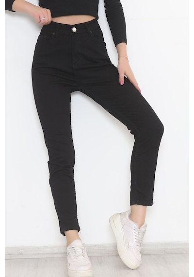 Mokashopin - Dar Paça Kot Pantolon Siyah - 11918.1431. 001