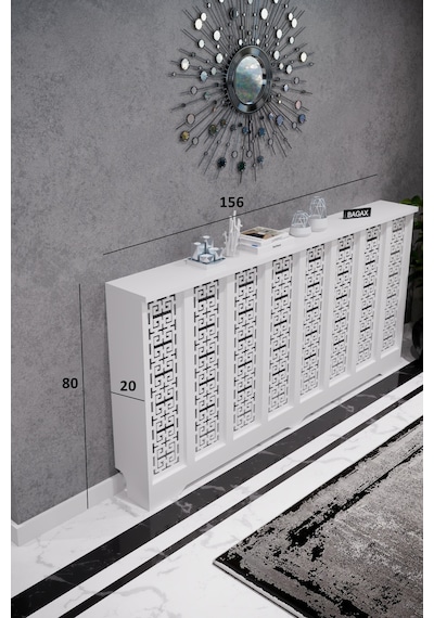Petek Kaplama Modern Radyatör Kapatma Ünitesi Ön Panel Mdf Tasarım İç Ölçü 156 Cm Dış Ölçü 160 Cm Petek 156 Beyaz D5 Petek Kaplama Modern Radyatör Kapatma Ünitesi Ön Panel Mdf Tasarım İç Ölçü 156 Cm Dış Ölçü 160 Cm Petek 156 Beyaz D5