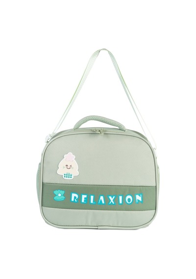 Relaxion Rlx-1815 3'lü Set Çocuk İlkokul Çantası Kalemlikli Beslenme Çantalı Sırt Çantası Yeşil