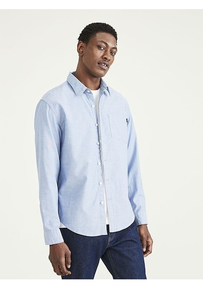 Dockers Stretch Oxford Mavi Gömlek Blue Çok Renkli