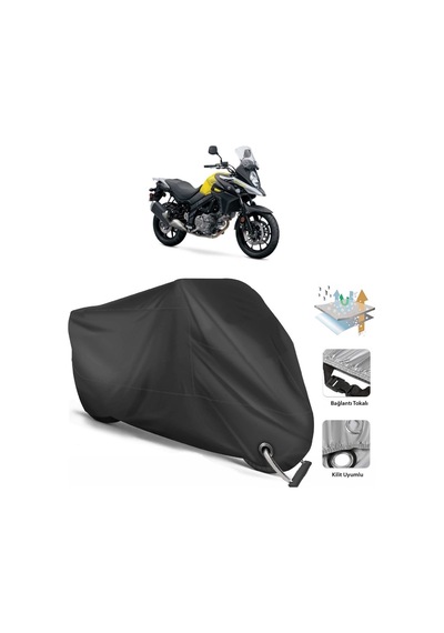 Suzuki V-Strom Dl650 Motor Branda (Bağlantı, Kilit Uyumlu)-Siyah (457274994)