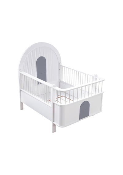 Mdf Beşik, Venüs Büyüyen Beşik 90x130 - Venüs Karyola 90x190 Beyaz
