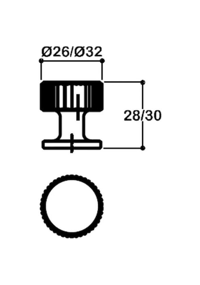 System Düğme Mobilya Kulpu Krom Renk 26mm Kulp Sy1975 0026 Cr Çok Renkli